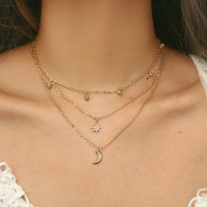 🎨Fashion Retro Suit Stacking Necklace